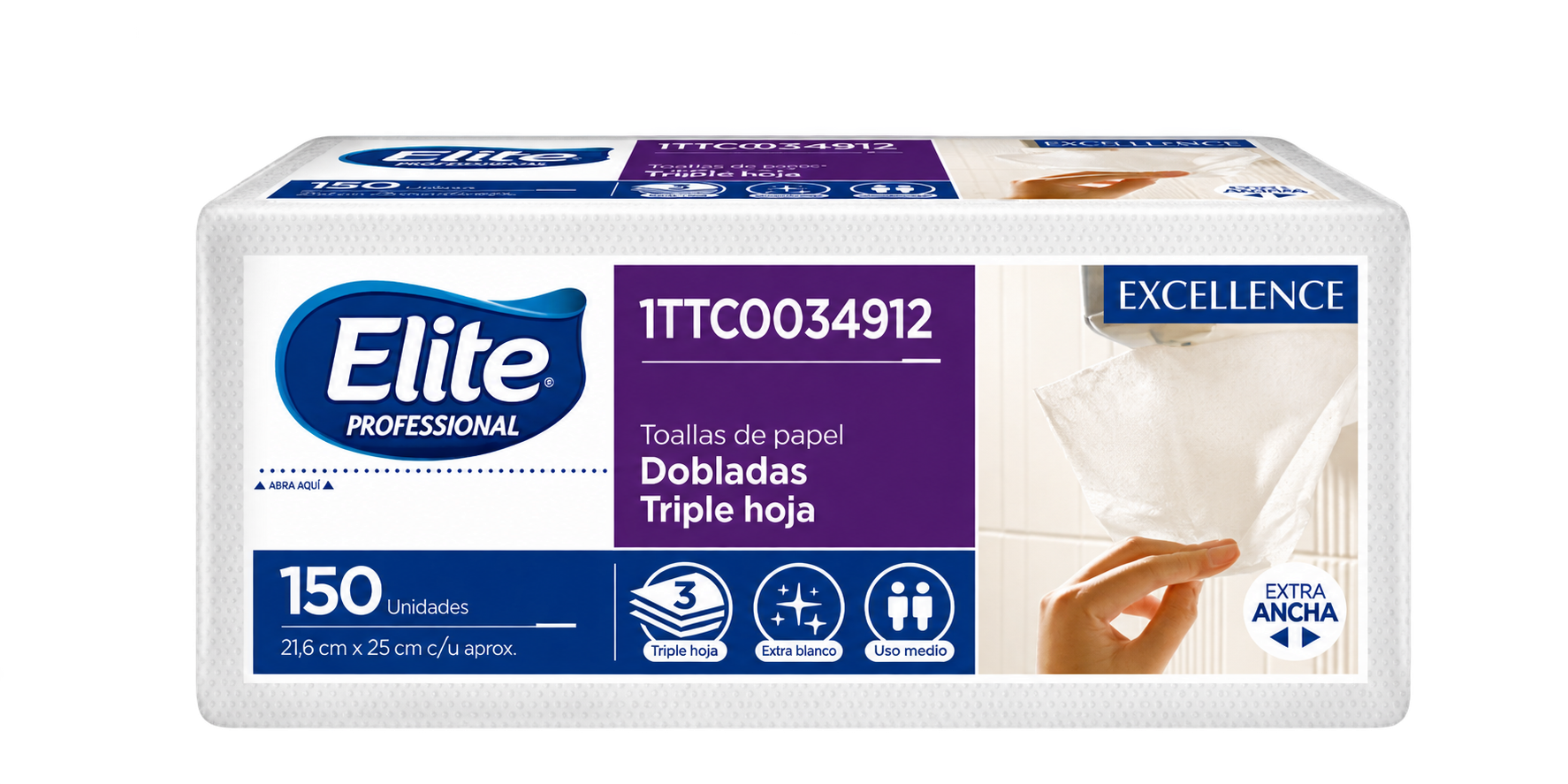 Toalla de manos Elite, vista de producto